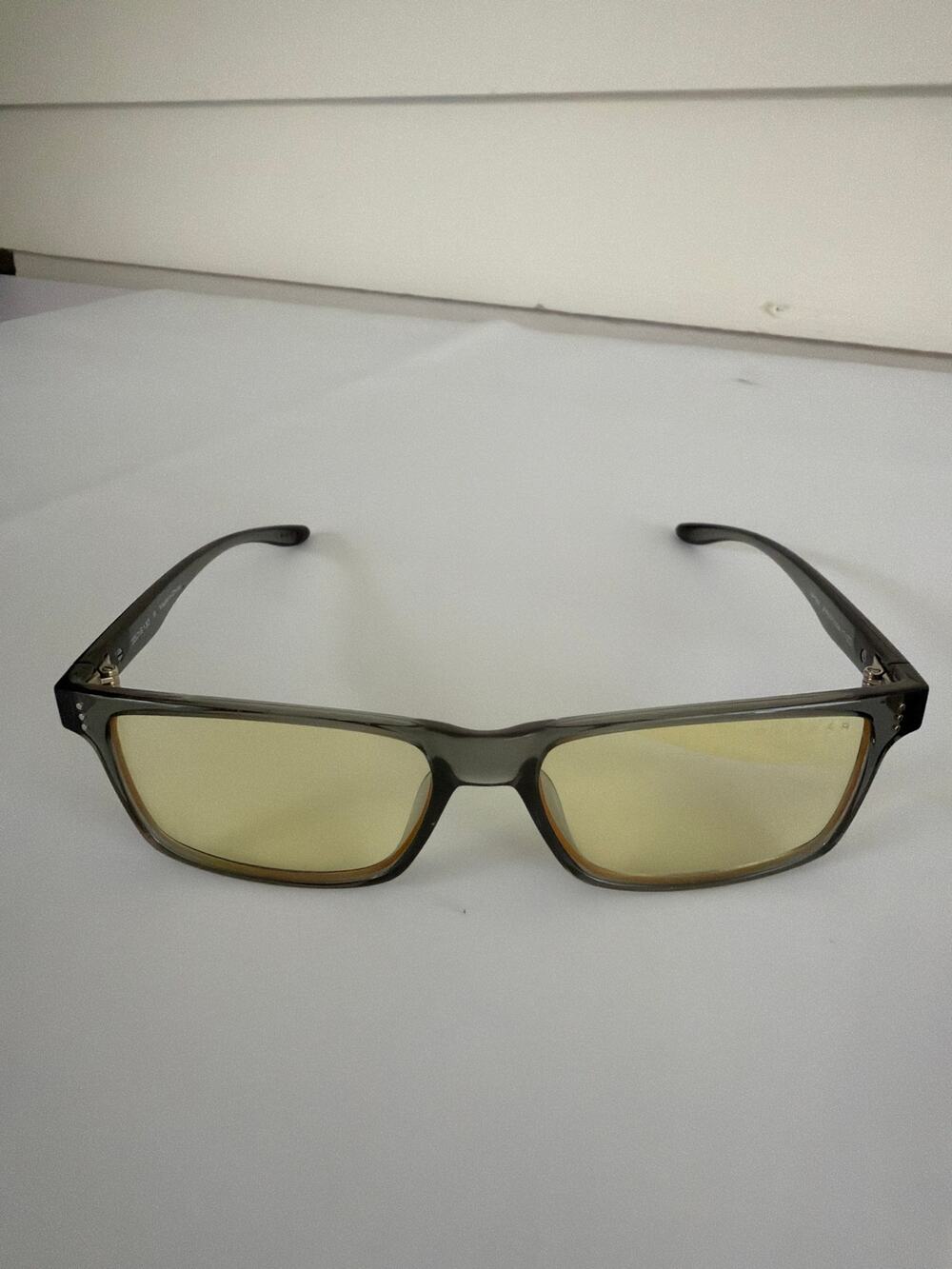 GUNNAR Vertex Grey Crystal +1.00 Reading Gaming Blue Light Glasses